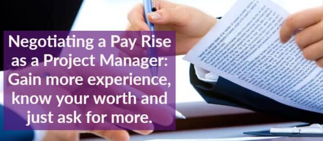 Negotiating a Pay Rise as a project manager