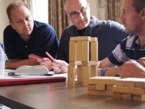 project managers on a group training course